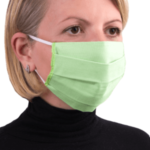 Mască de protecție dublu strat din bumbac colorat